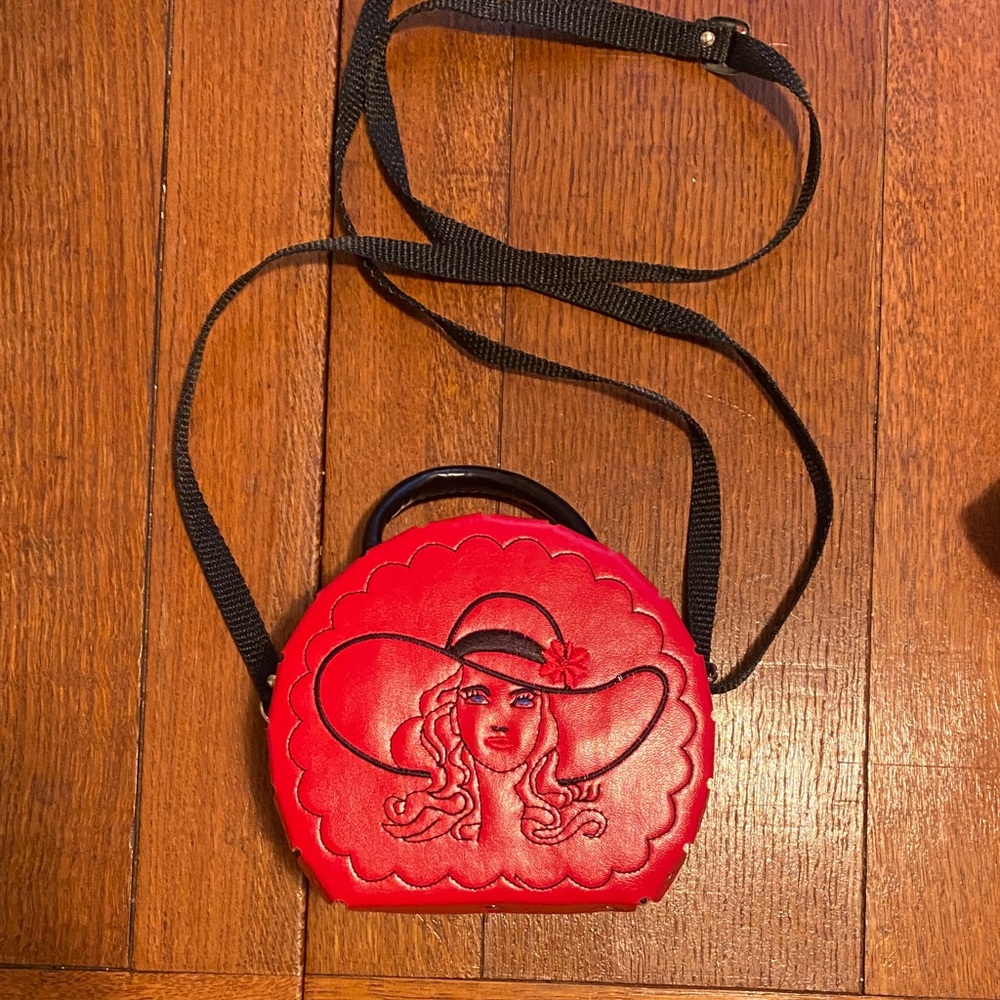 Red Designer Crossbody Bag